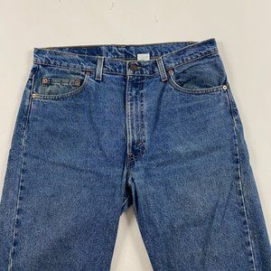Vintage 90s Levi's 505 Regular Fit Straight Leg Jeans Mens 36 x 32 Made USA